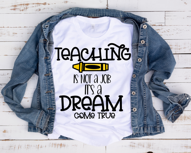 teaching-is-a-dream-job-transfer-thanks-2-blanks