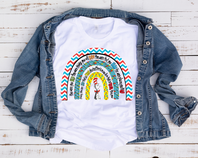 Dr. Seuss Rainbow Arch/ Transfer-3 Different Styles