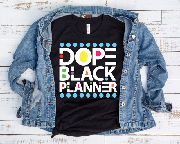 Dope Black Planner/ Transfer