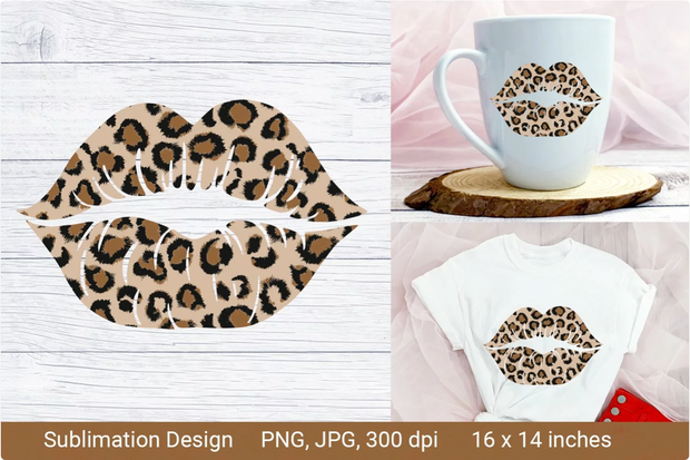 Leopard Lips Design