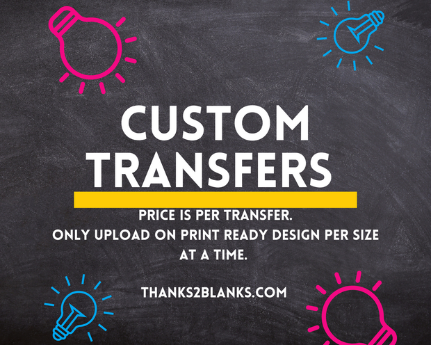 Custom DTF Transfer Sheets