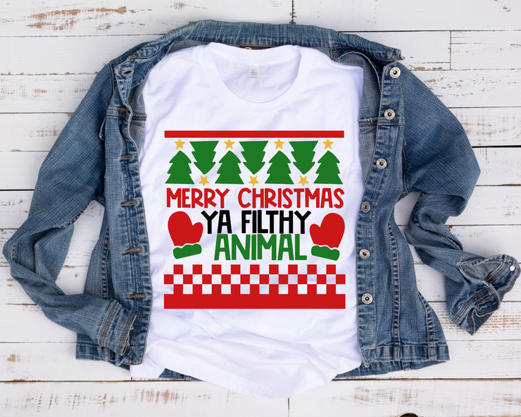 Ugly Christmas Sweaters (12 Designs)/ Transfer