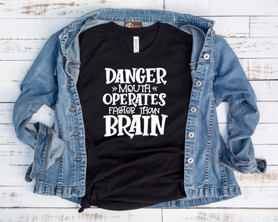 Danger Operates Brain(1-Color)