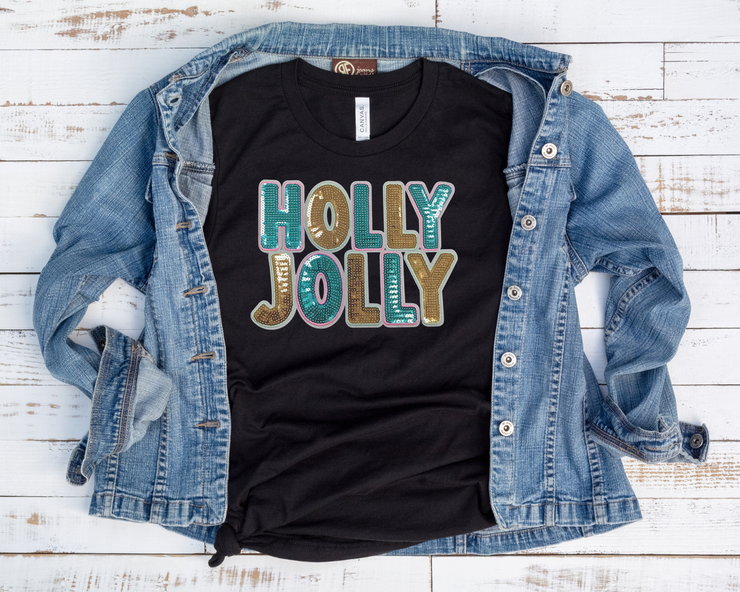 Holly Jolly Sequin Patch