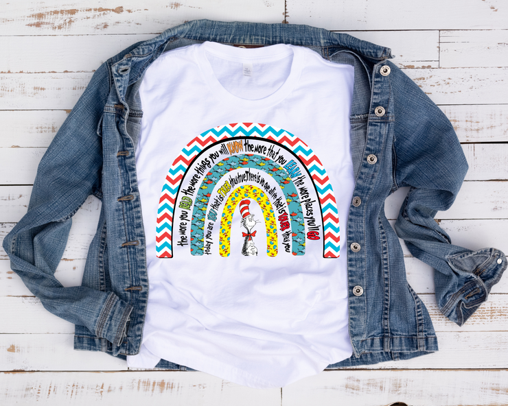 Dr. Seuss Rainbow Arch/ Transfer-3 Different Styles