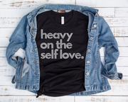 Self Love Rhinestone Transfer-Adult Sized