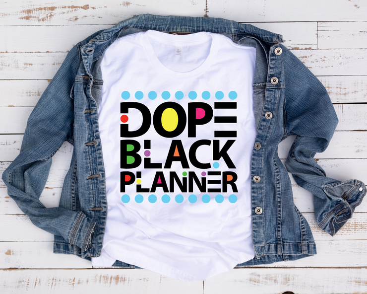 Dope Black Planner/ Transfer