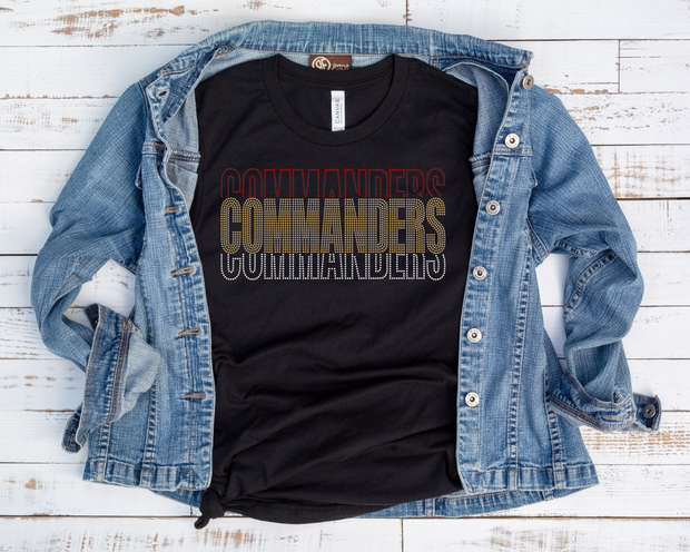 Football Teams Rhinestone Transfer-Adult Sized (32 teams)