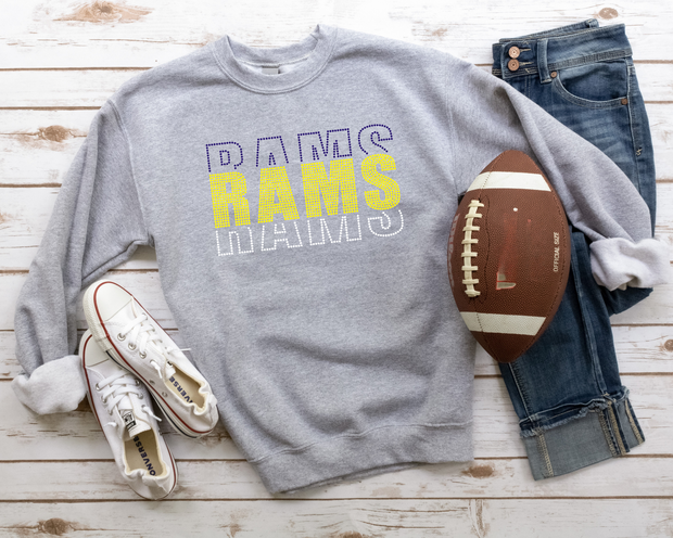 Football Teams Rhinestone Transfer-Adult Sized (32 teams)