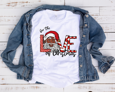 For the Love of Christmas (Black Santa)/ Transfer