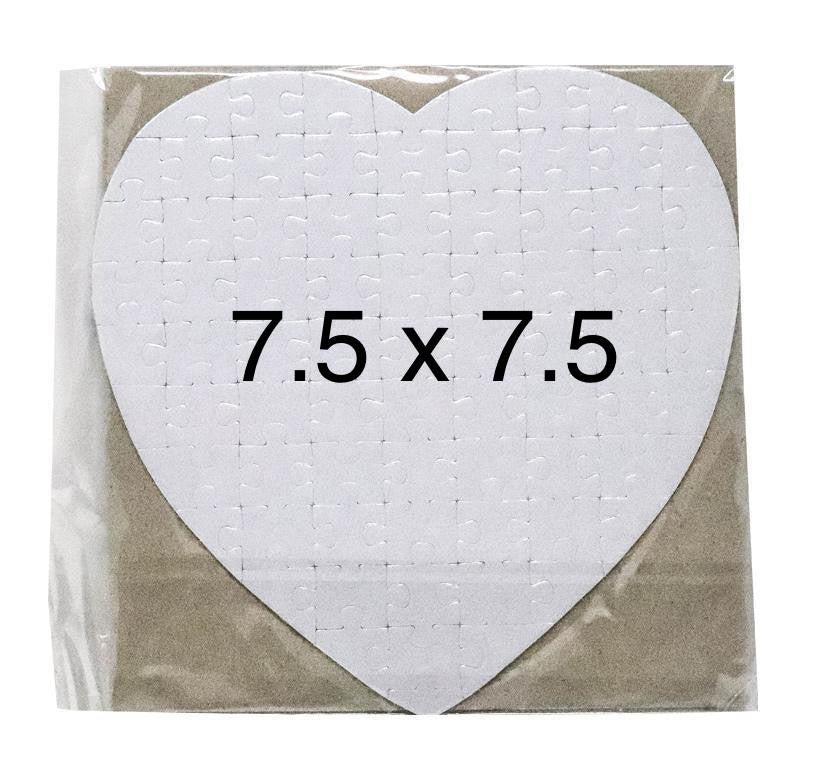 Heart Sublimation Puzzle Blanks  Wholesale sublimation puzzles 52 pie –  MyCreativeSupply