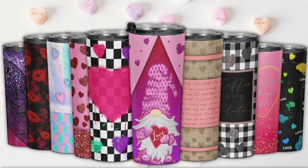 Valentine's Day Bundle Tumbler Designs