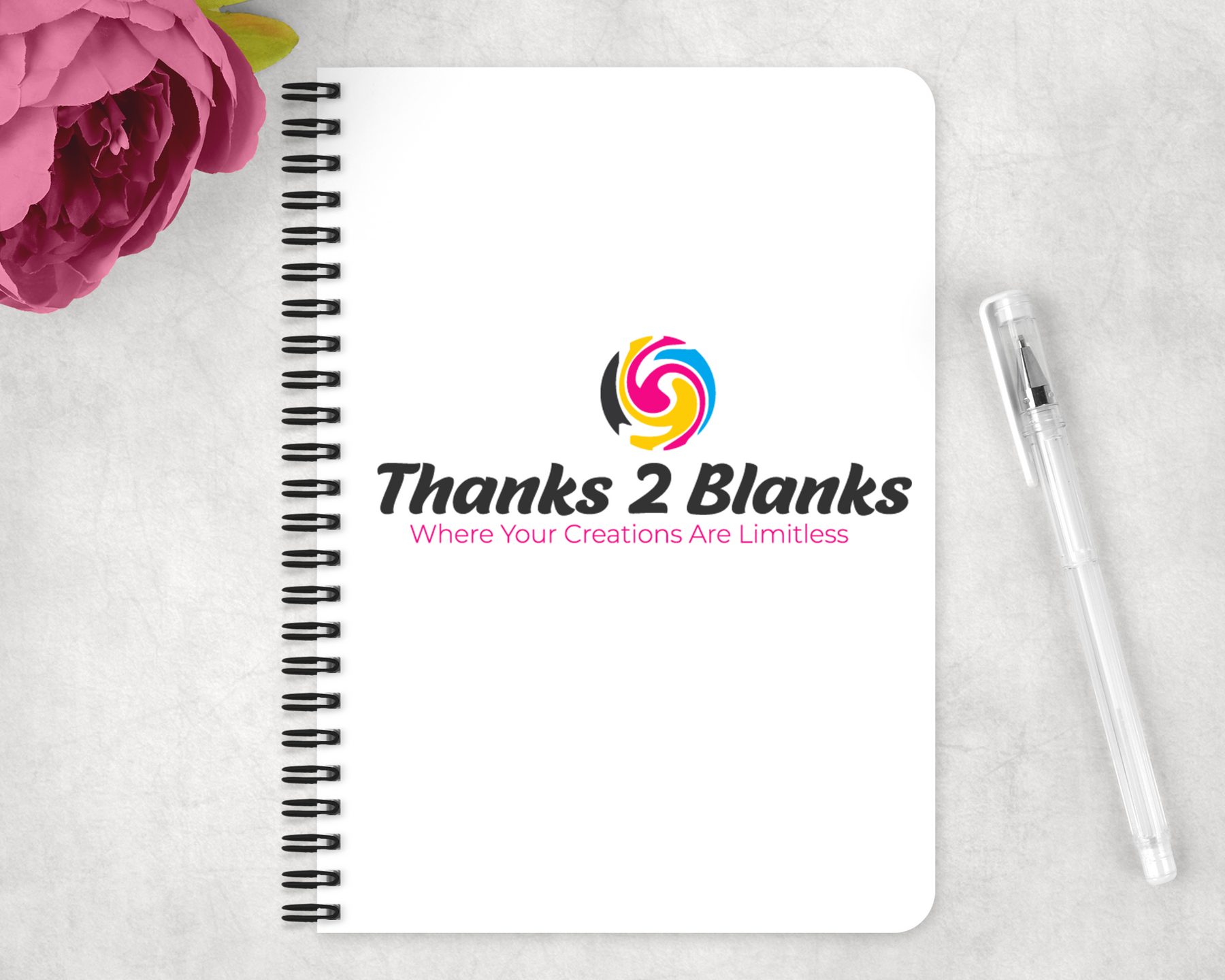 Sublimation Notebook (8-1/4 x 5-1/2) – Thanks 2 Blanks